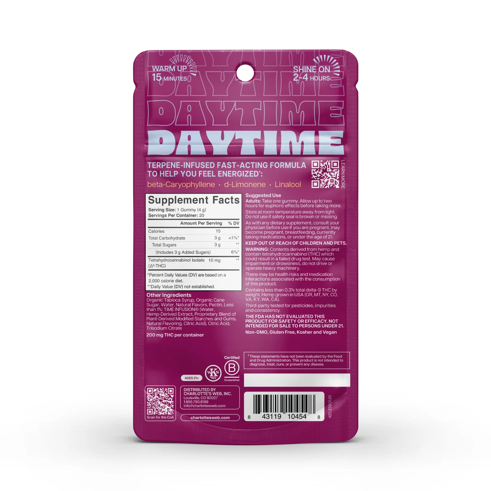 Daytime 10mg THC Gummies - Image 3