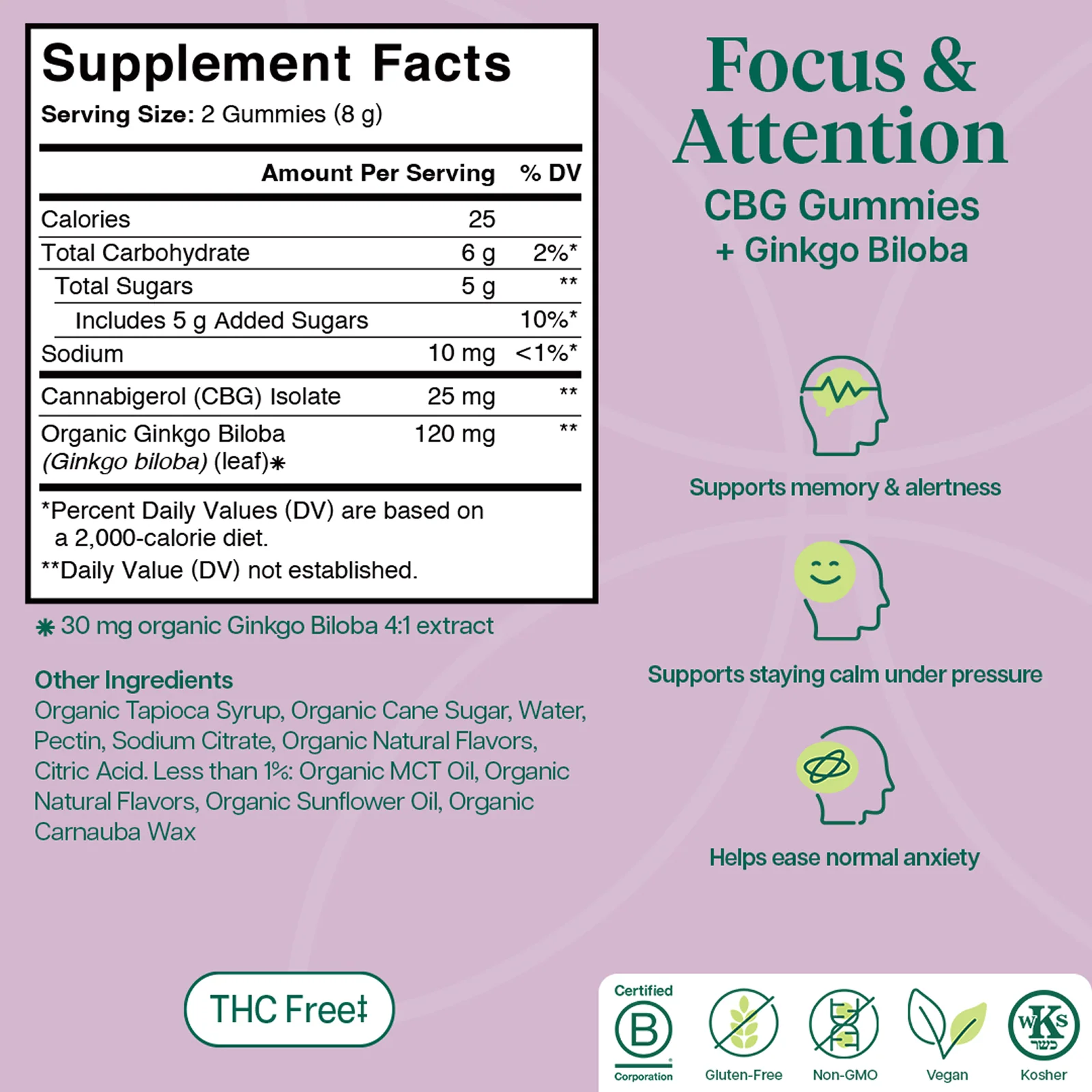 Focus & Attention CBG Gummies - Image 7