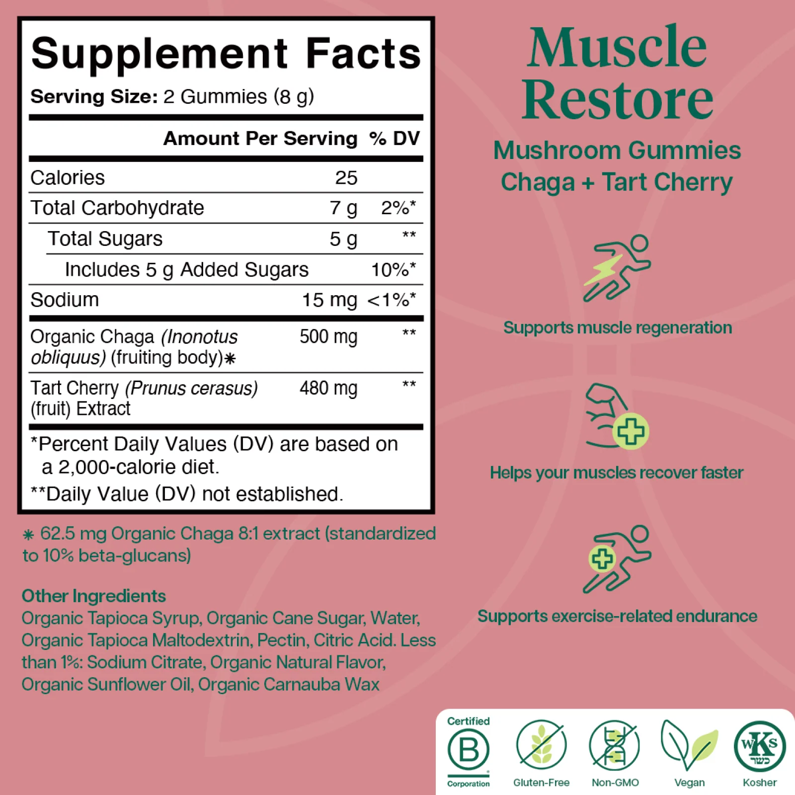 Muscle Restore Mushroom Gummies - Image 6